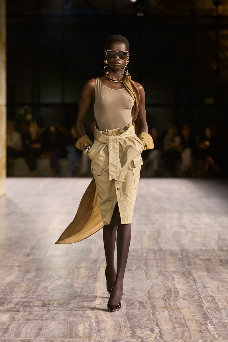 saint laurent 2024 ss paris fashion week looks details