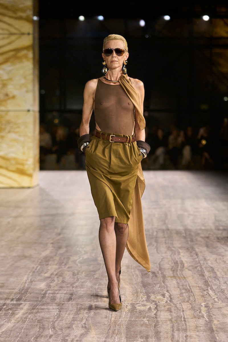 saint laurent 2024 ss paris fashion week looks details