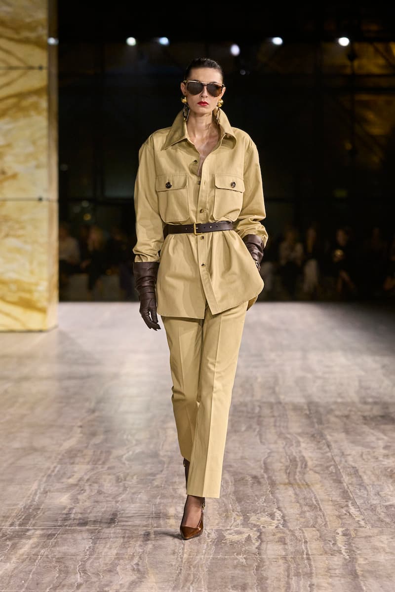 saint laurent 2024 ss paris fashion week looks details