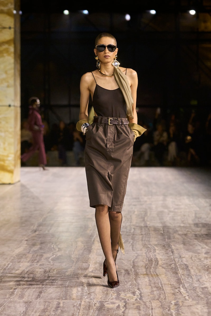 saint laurent 2024 ss paris fashion week looks details