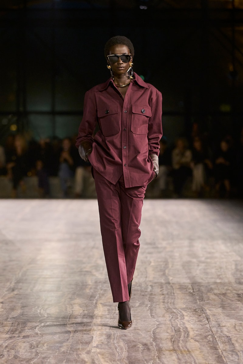 saint laurent 2024 ss paris fashion week looks details
