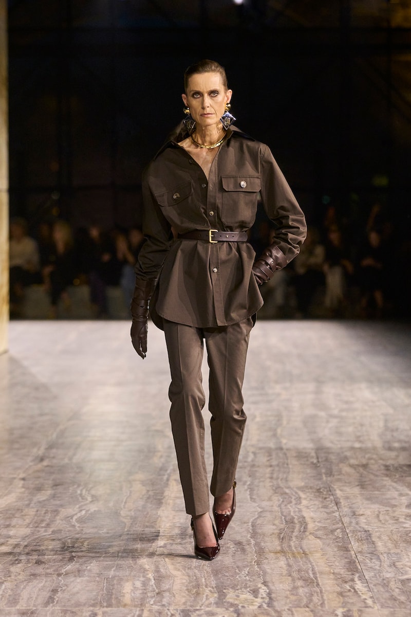 saint laurent 2024 ss paris fashion week looks details