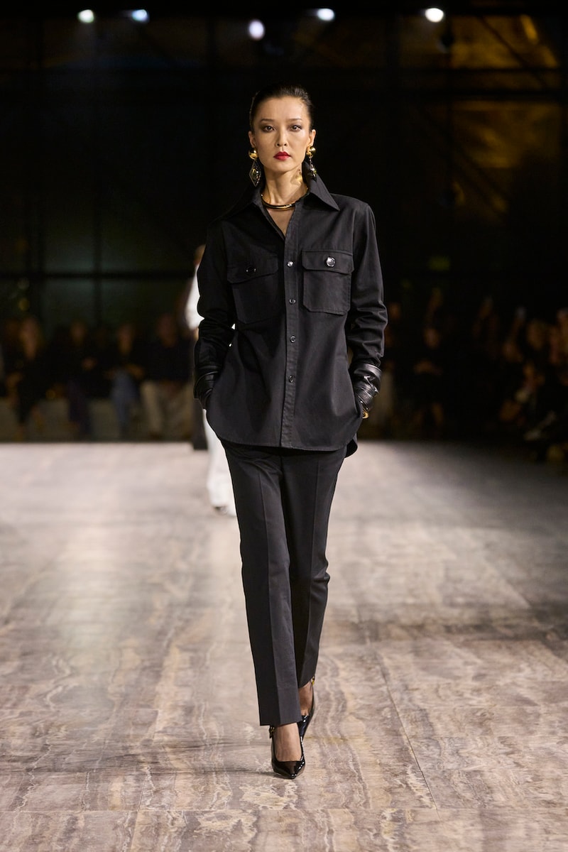 saint laurent 2024 ss paris fashion week looks details