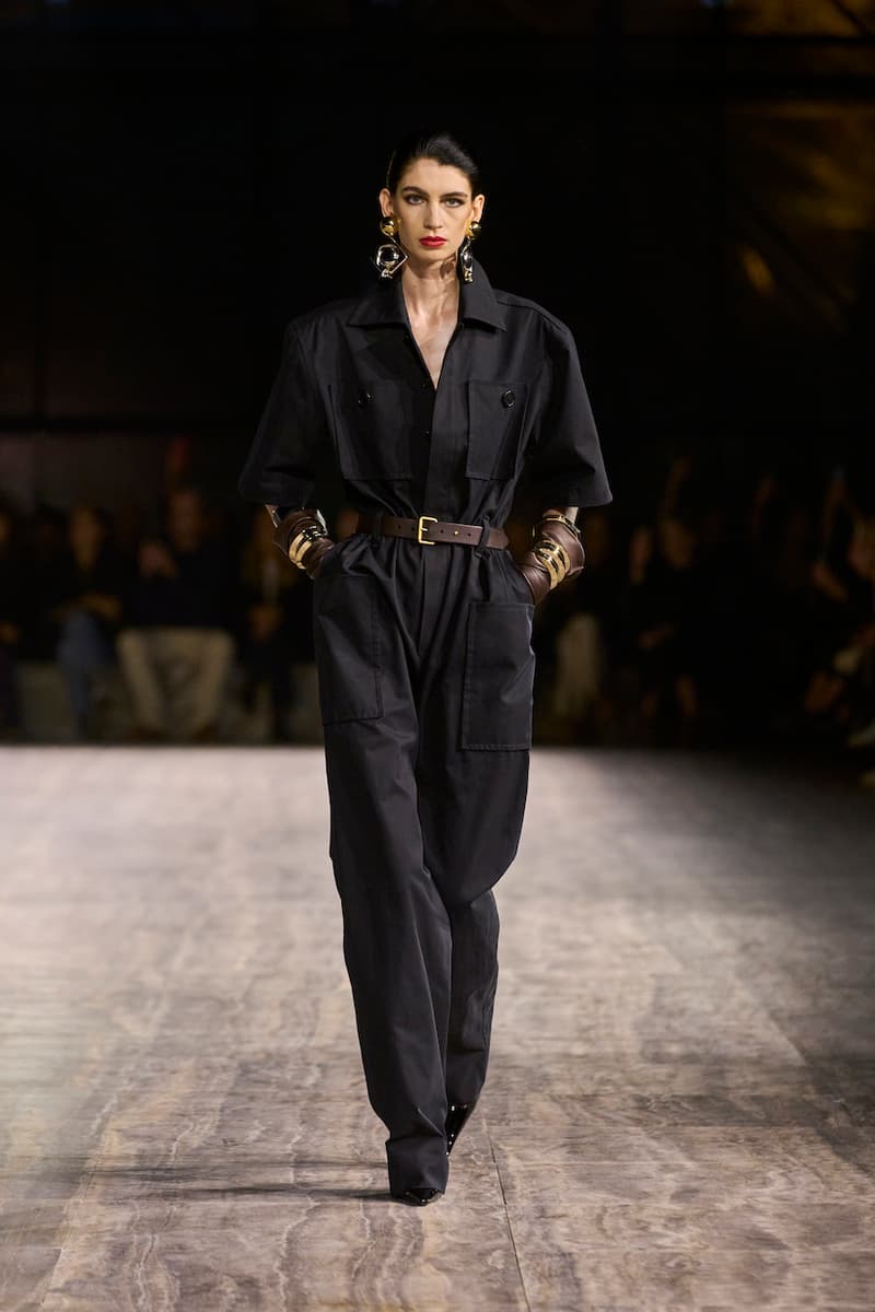 saint laurent 2024 ss paris fashion week looks details