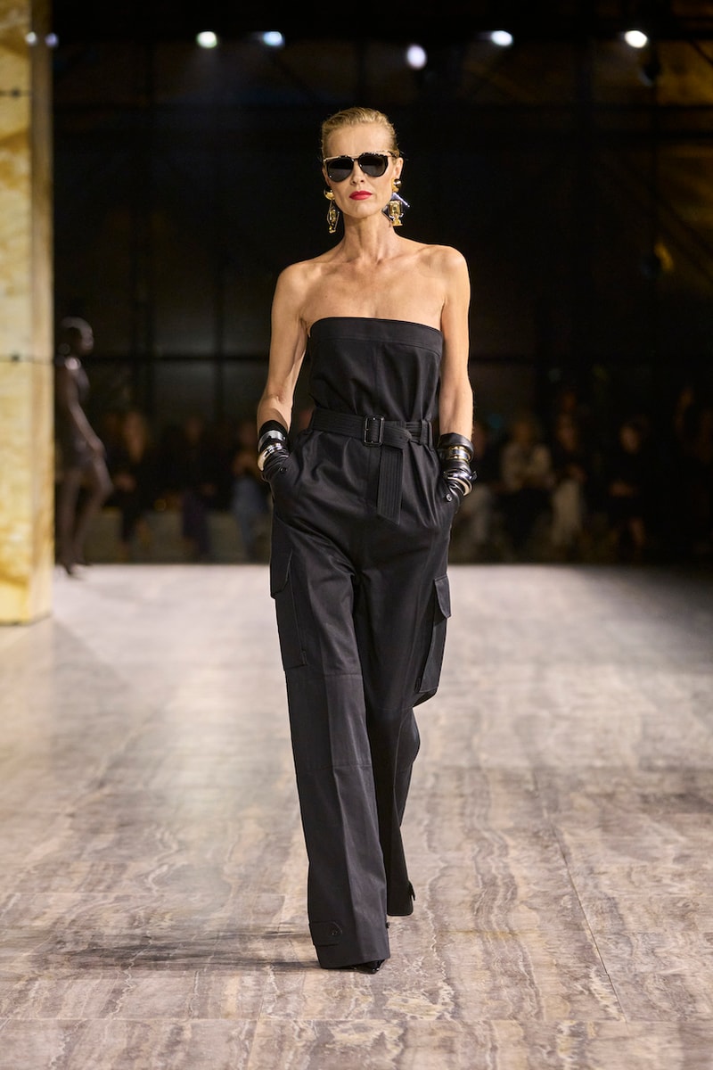 saint laurent 2024 ss paris fashion week looks details