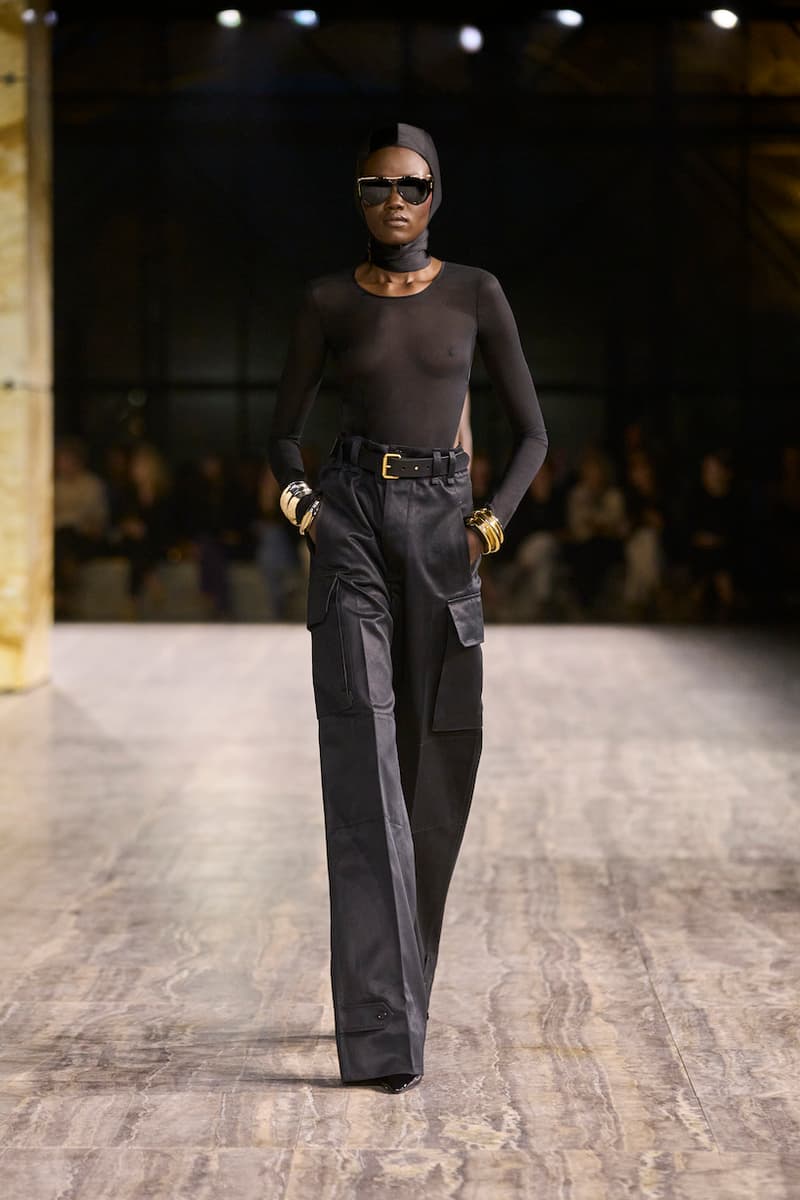 saint laurent 2024 ss paris fashion week looks details