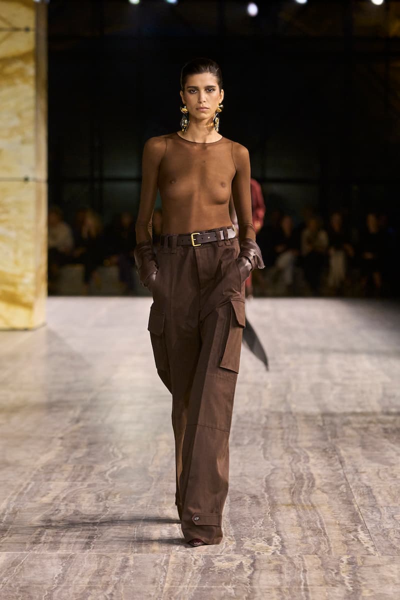 saint laurent 2024 ss paris fashion week looks details