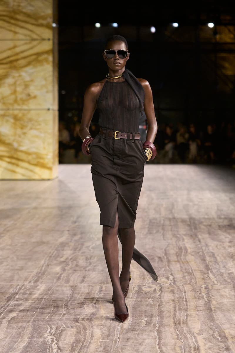saint laurent 2024 ss paris fashion week looks details