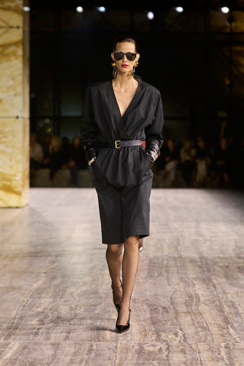 saint laurent 2024 ss paris fashion week looks details
