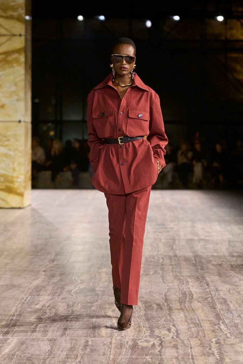 saint laurent 2024 ss paris fashion week looks details
