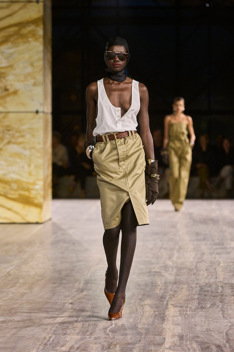 saint laurent 2024 ss paris fashion week looks details