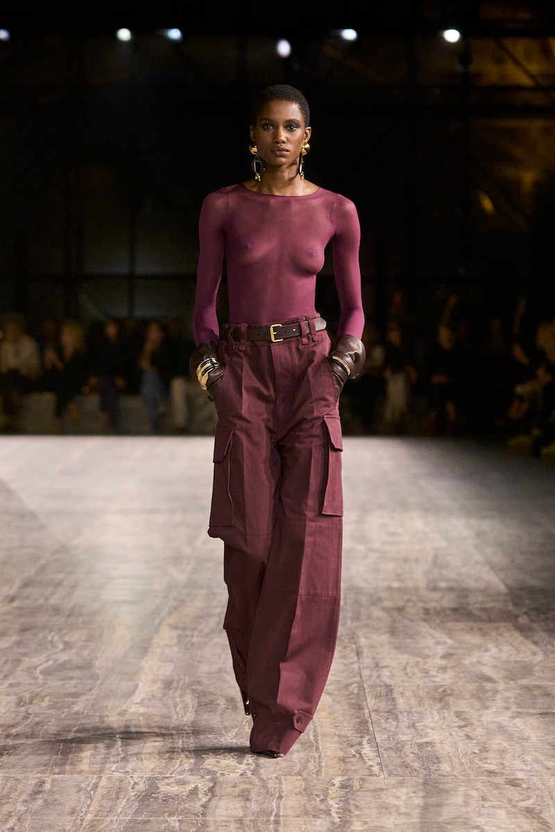 saint laurent 2024 ss paris fashion week looks details