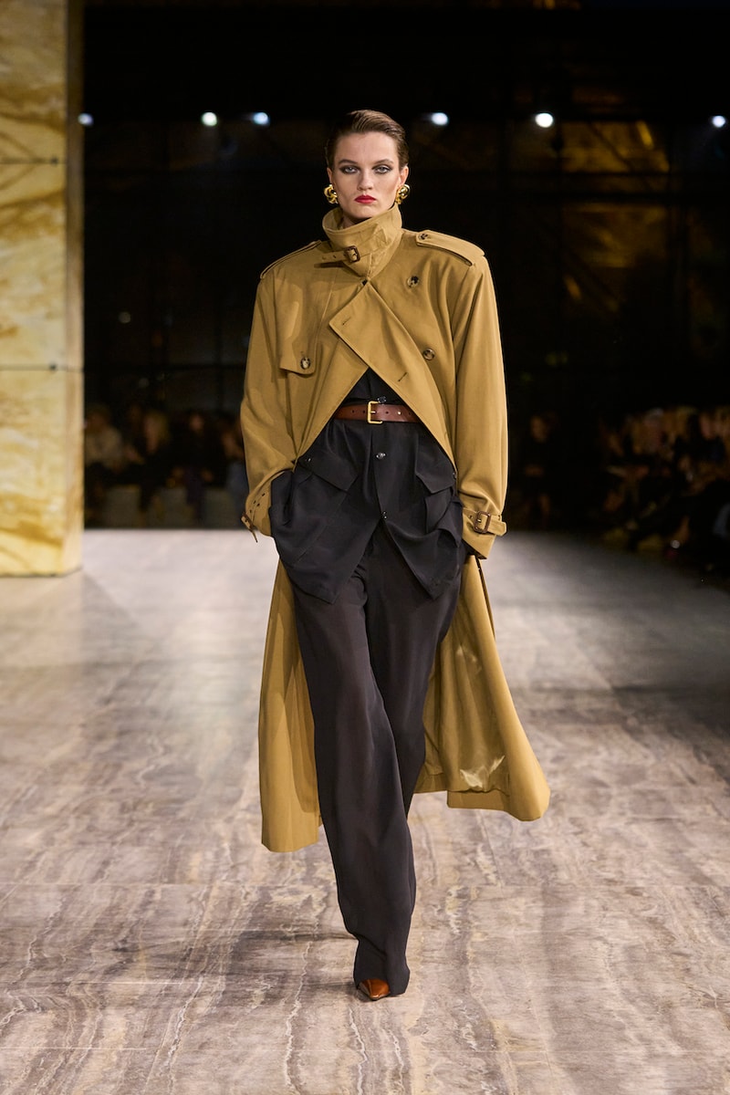 saint laurent 2024 ss paris fashion week looks details
