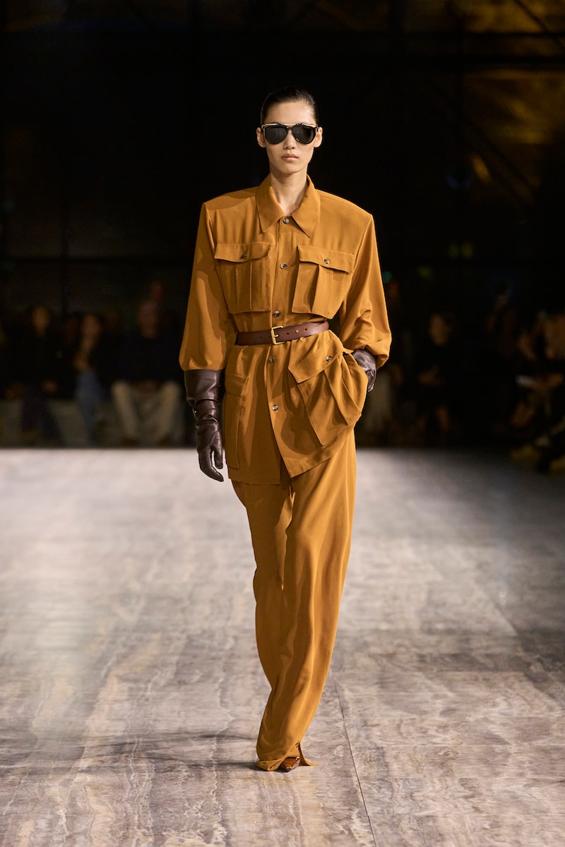 saint laurent 2024 ss paris fashion week looks details