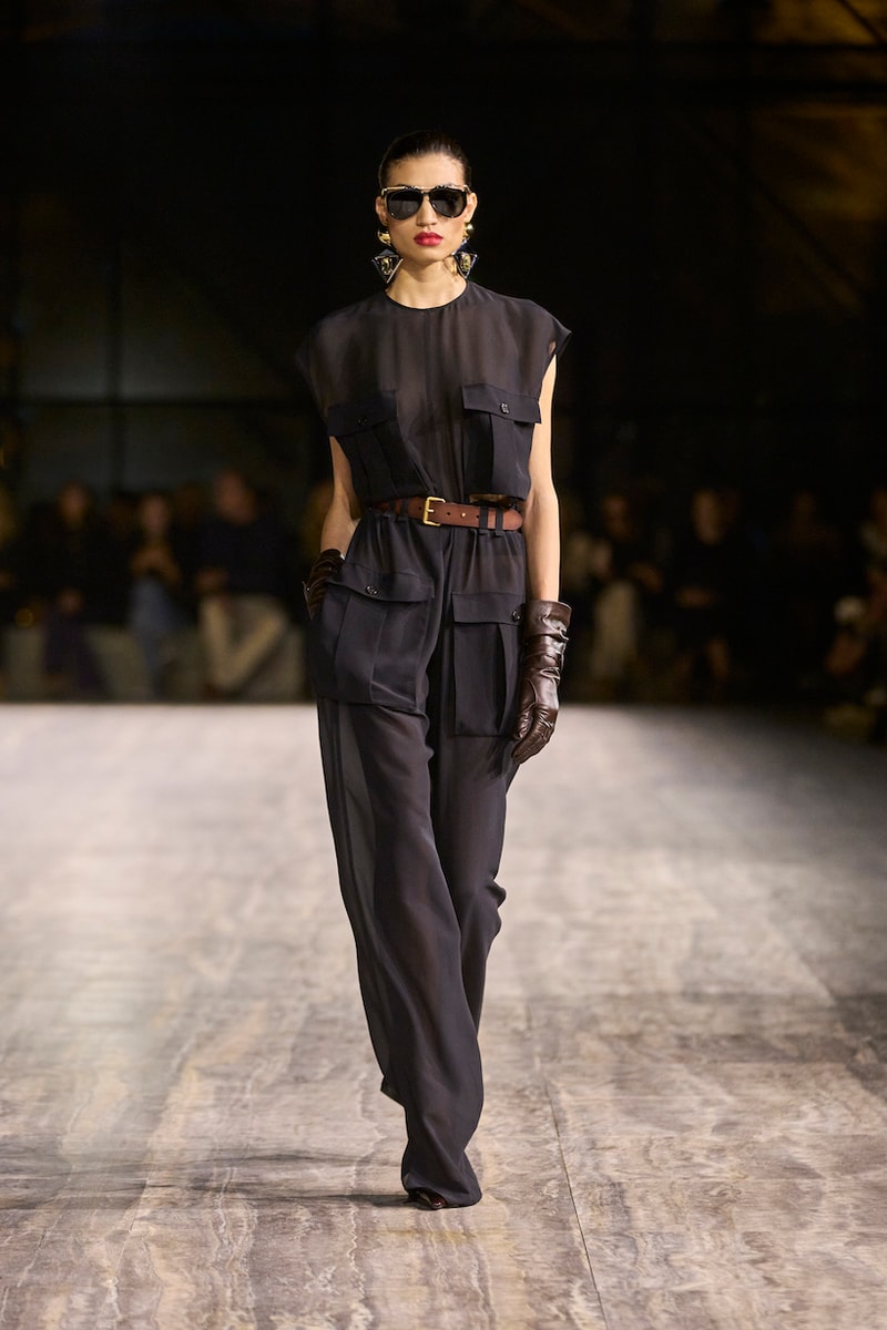 saint laurent 2024 ss paris fashion week looks details