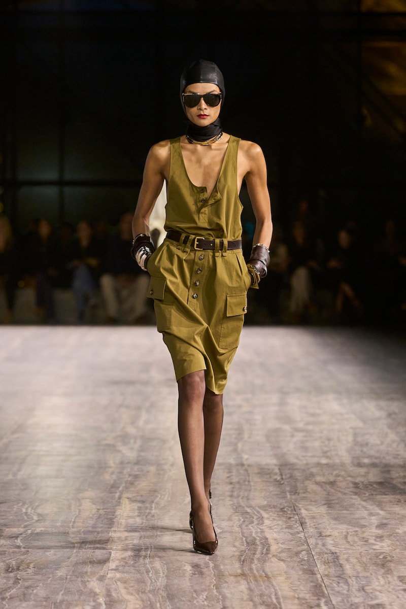 saint laurent 2024 ss paris fashion week looks details