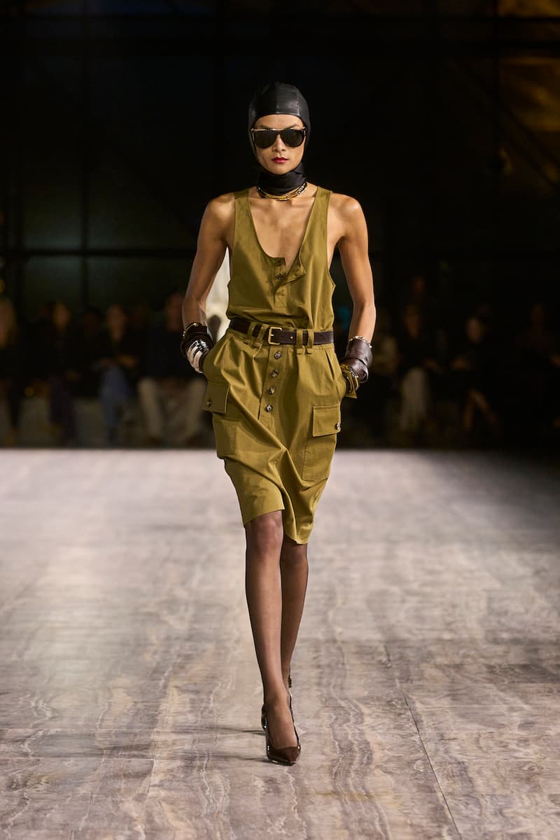 saint laurent 2024 ss paris fashion week looks details