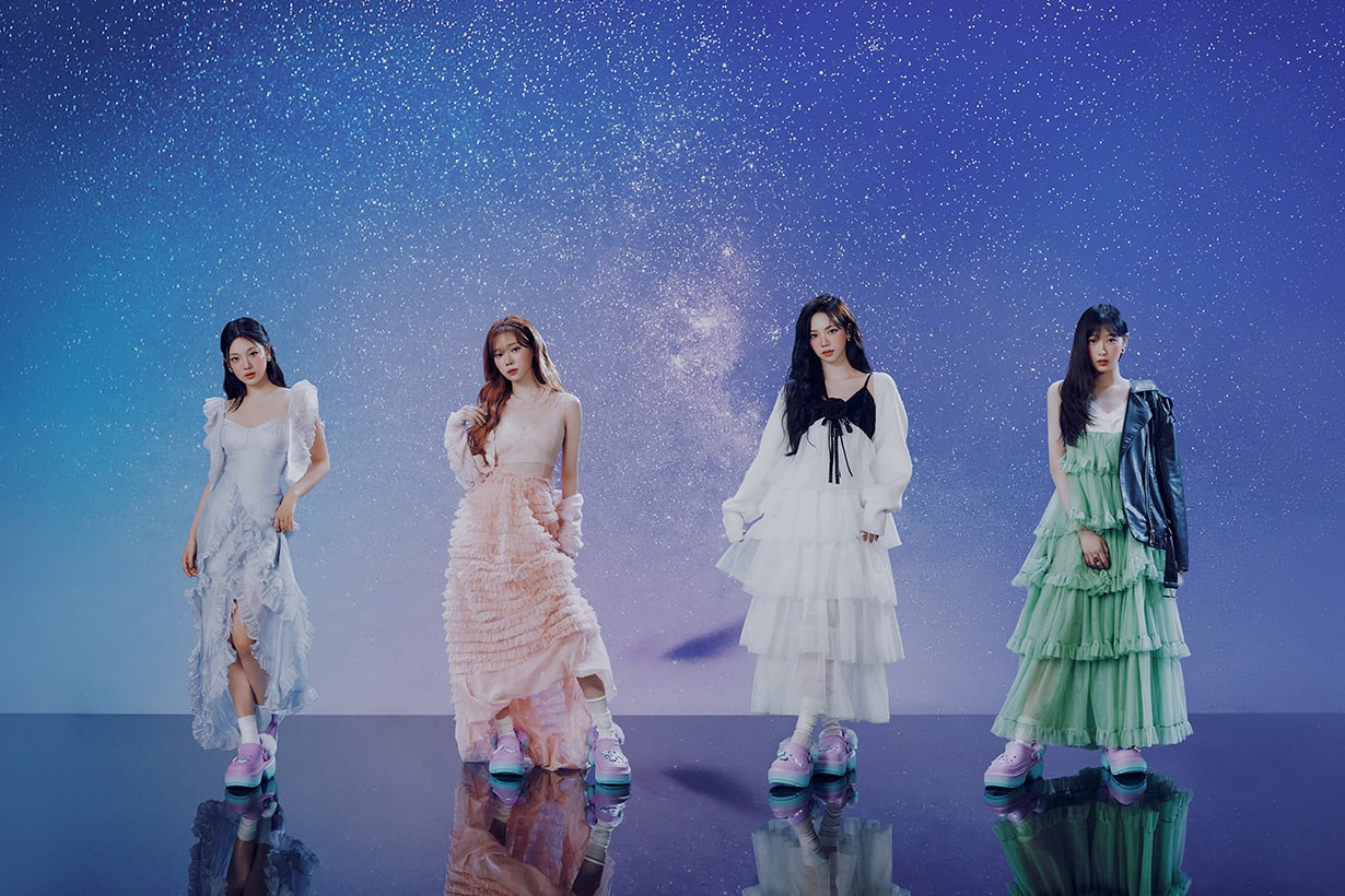 aespa x Crocs Collaboration release Touch the Sky