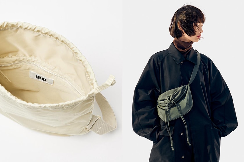 uniqlo U small Drawstring bag 2023 fw