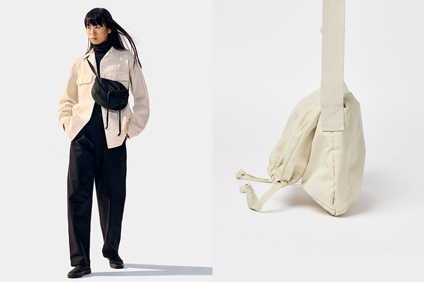 uniqlo U small Drawstring bag 2023 fw