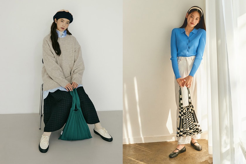 PLEATSMAMA PET Recycle Handbags Korean Brand