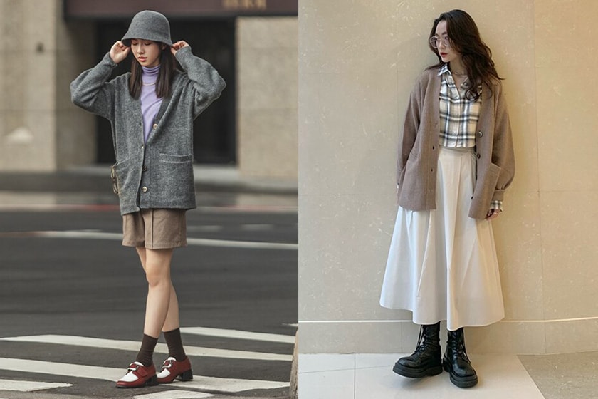 GU cardigan 2023 fall style idea