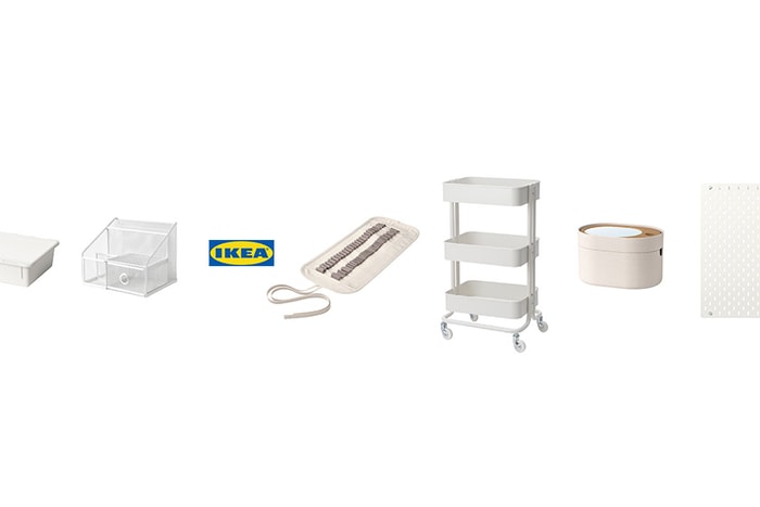 畫筆袋、儲物盒、推車 ... 一次整理 IKEA 被你錯過的 10+ 彩妝品收納好物!