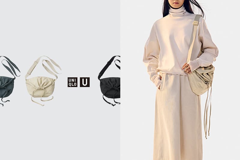 uniqlo U small Drawstring bag 2023 fw
