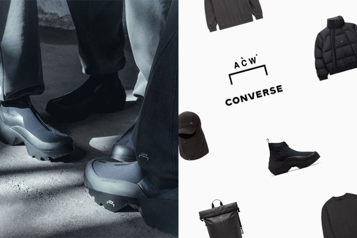 帥女生下一個必搶聯名：Converse 攜手 A-COLD-WALL* 推出一系列全黑單品！