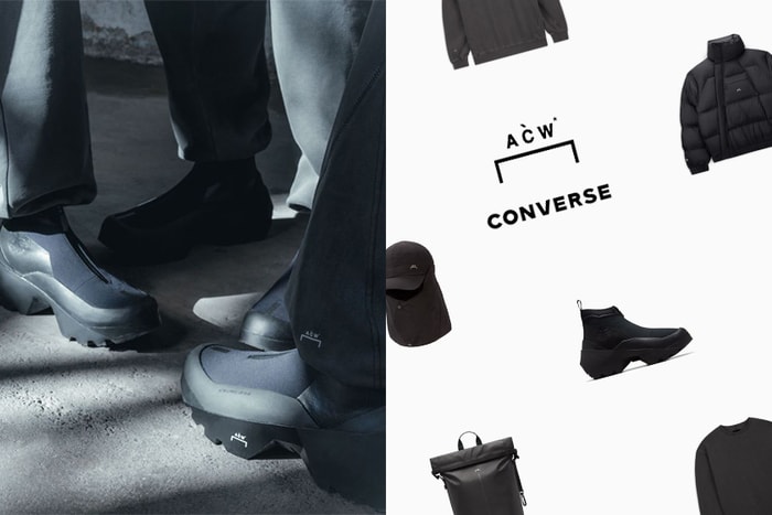 帥女生下一個必搶聯名:Converse 攜手 A-COLD-WALL* 推出一系列全黑單品!