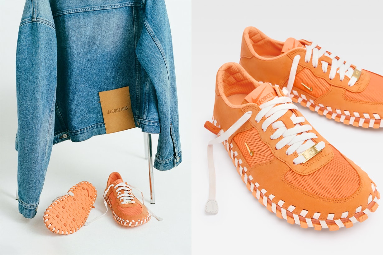 Jacquemus x Nike JF1 orange new collabration release