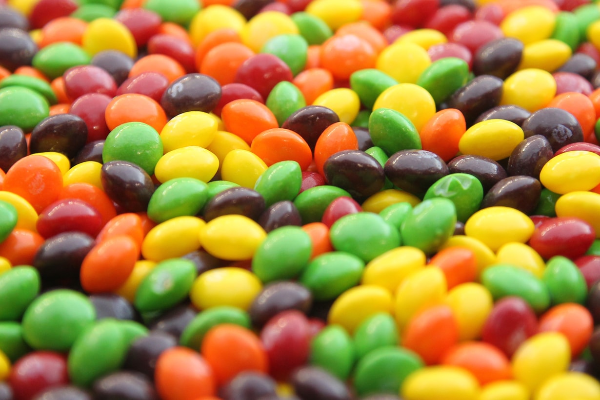 Skittles ban law reason Titanium dioxide california