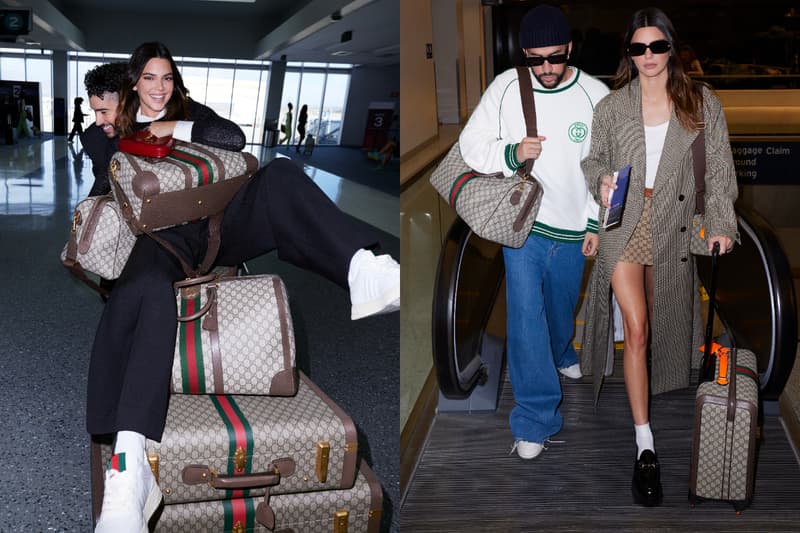 Kendall Jenner Bad Bunny Gucci Valigeria GUCCI 情侶 Sabato De Sarno