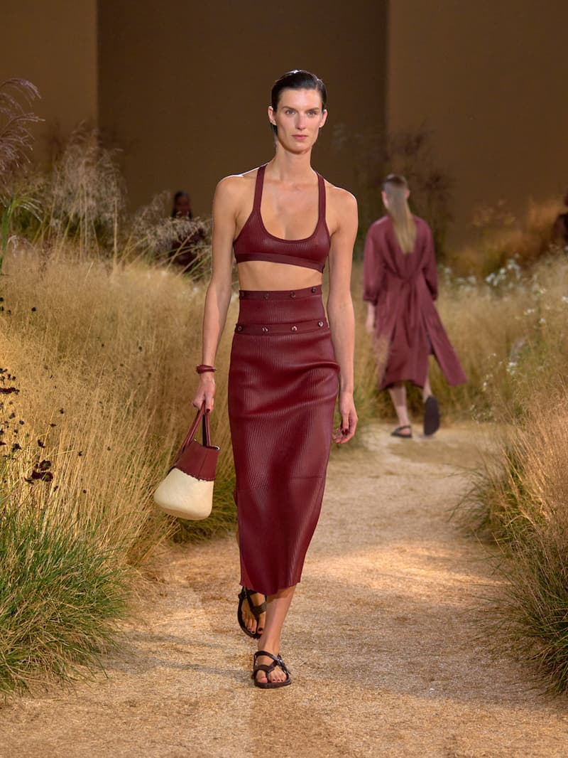Hermès paris runway 2024 ss fashion week looks details
