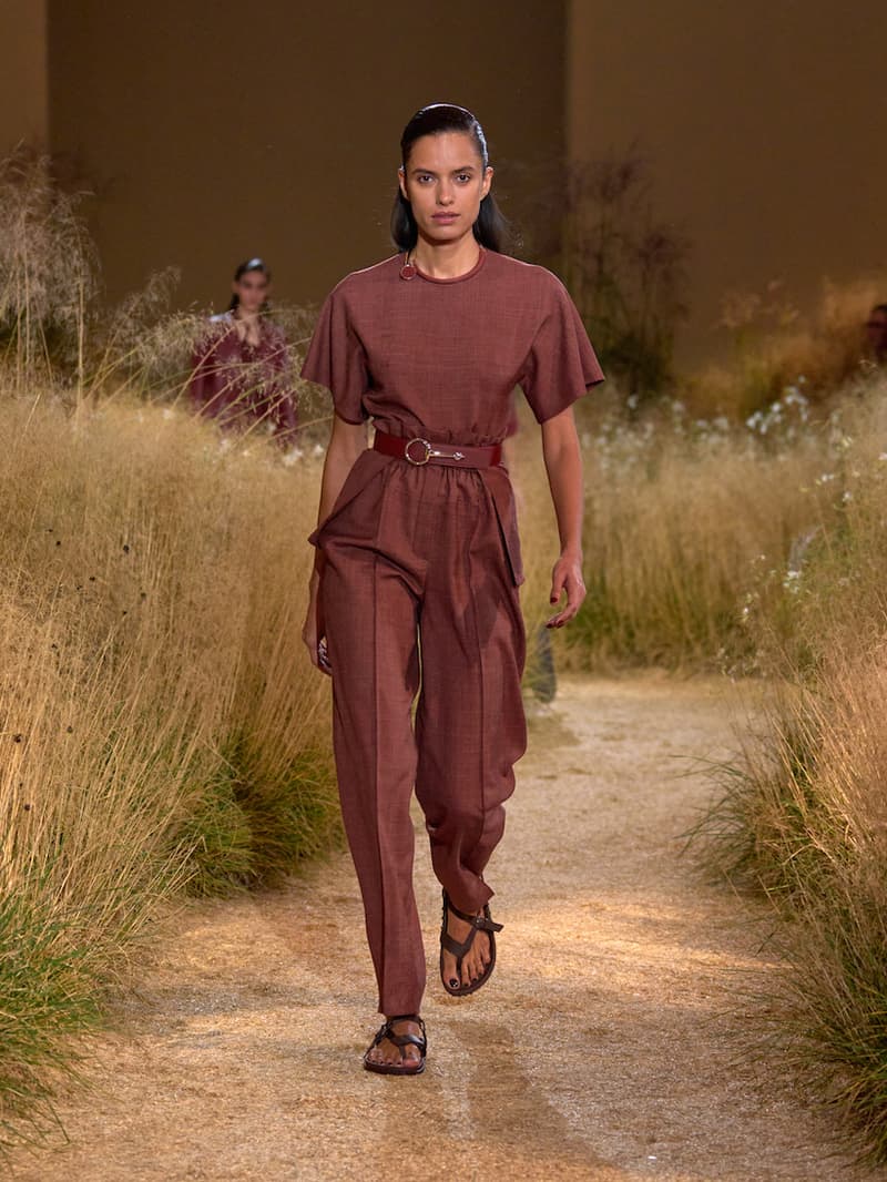 Hermès paris runway 2024 ss fashion week looks details