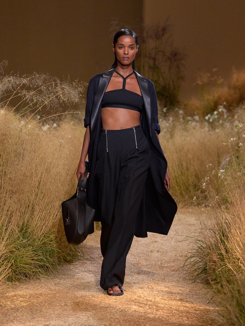 Hermès paris runway 2024 ss fashion week looks details