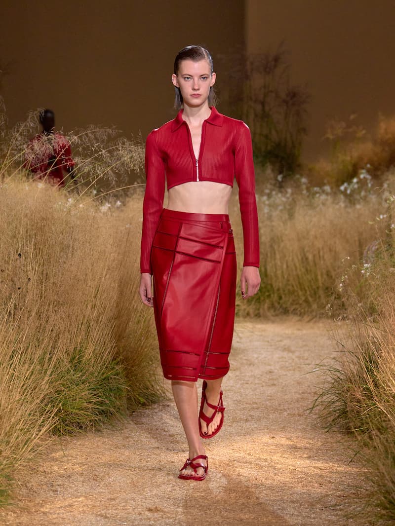 Hermès paris runway 2024 ss fashion week looks details