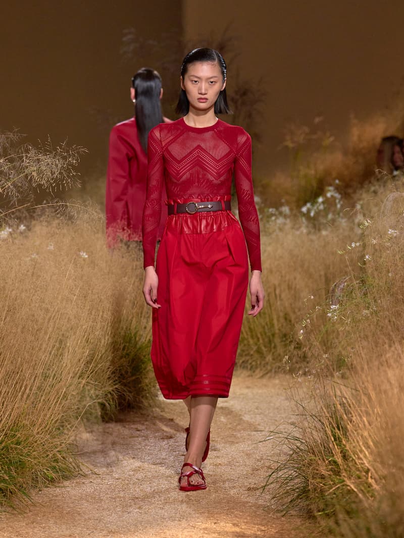 Hermès paris runway 2024 ss fashion week looks details