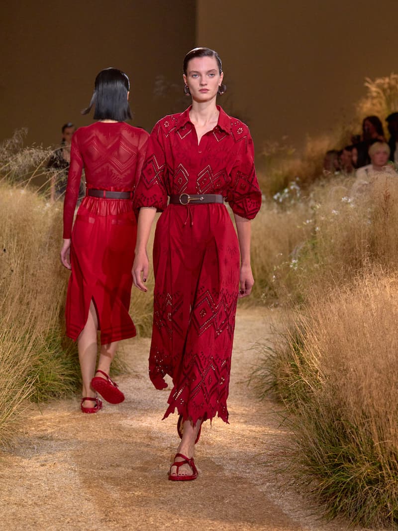 Hermès paris runway 2024 ss fashion week looks details