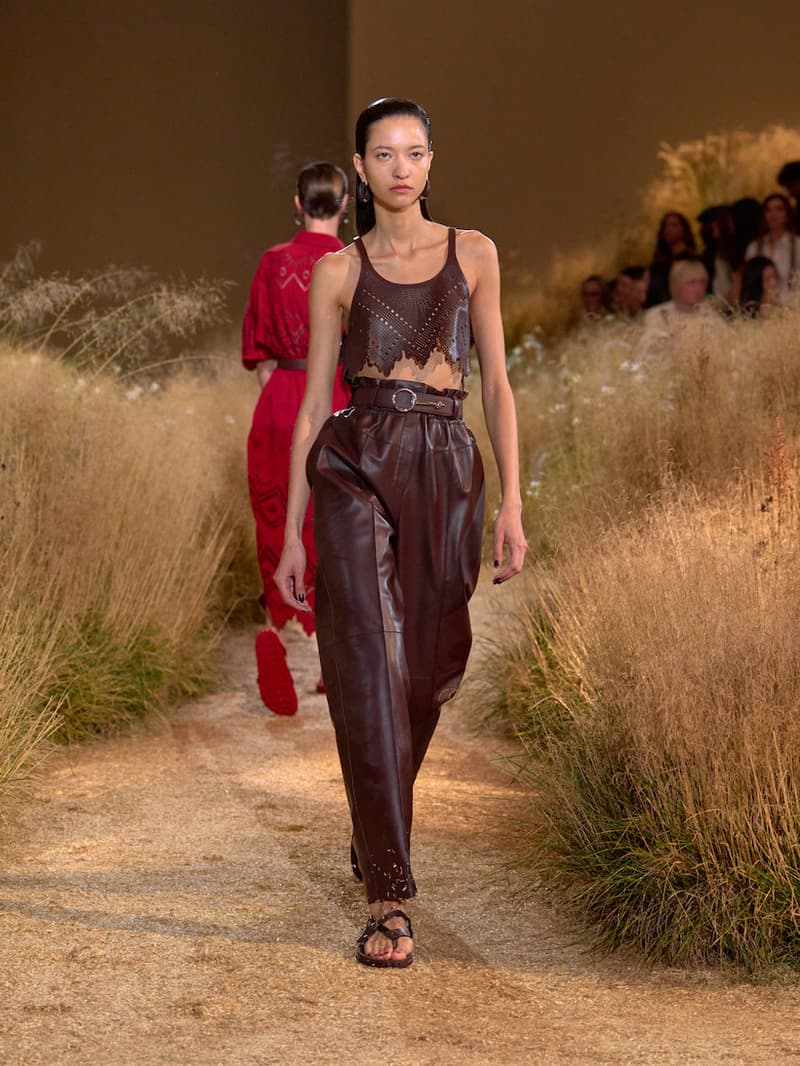 Hermès paris runway 2024 ss fashion week looks details