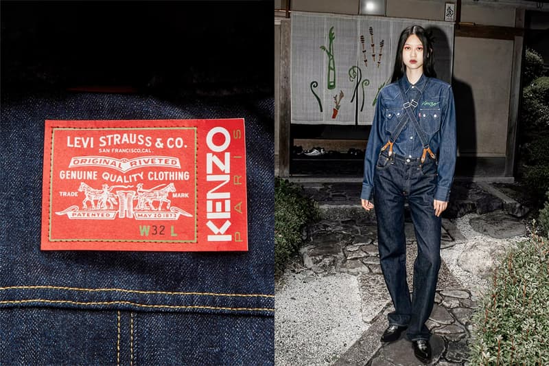 Kenzo x Levi's 膠囊系列發布：501 牛仔褲、牛仔外套... 女生的心動單品有這些！