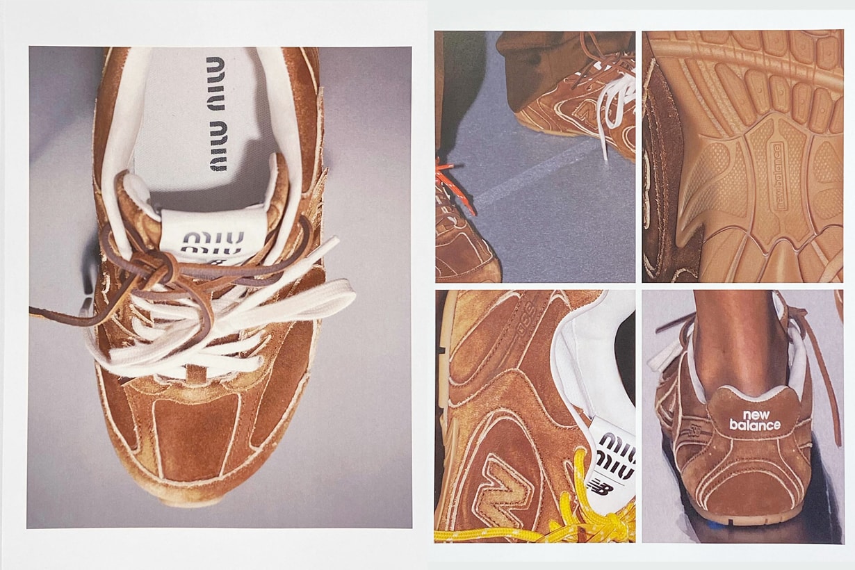 miu miu new balance 530 snealers 2024 ss details info release