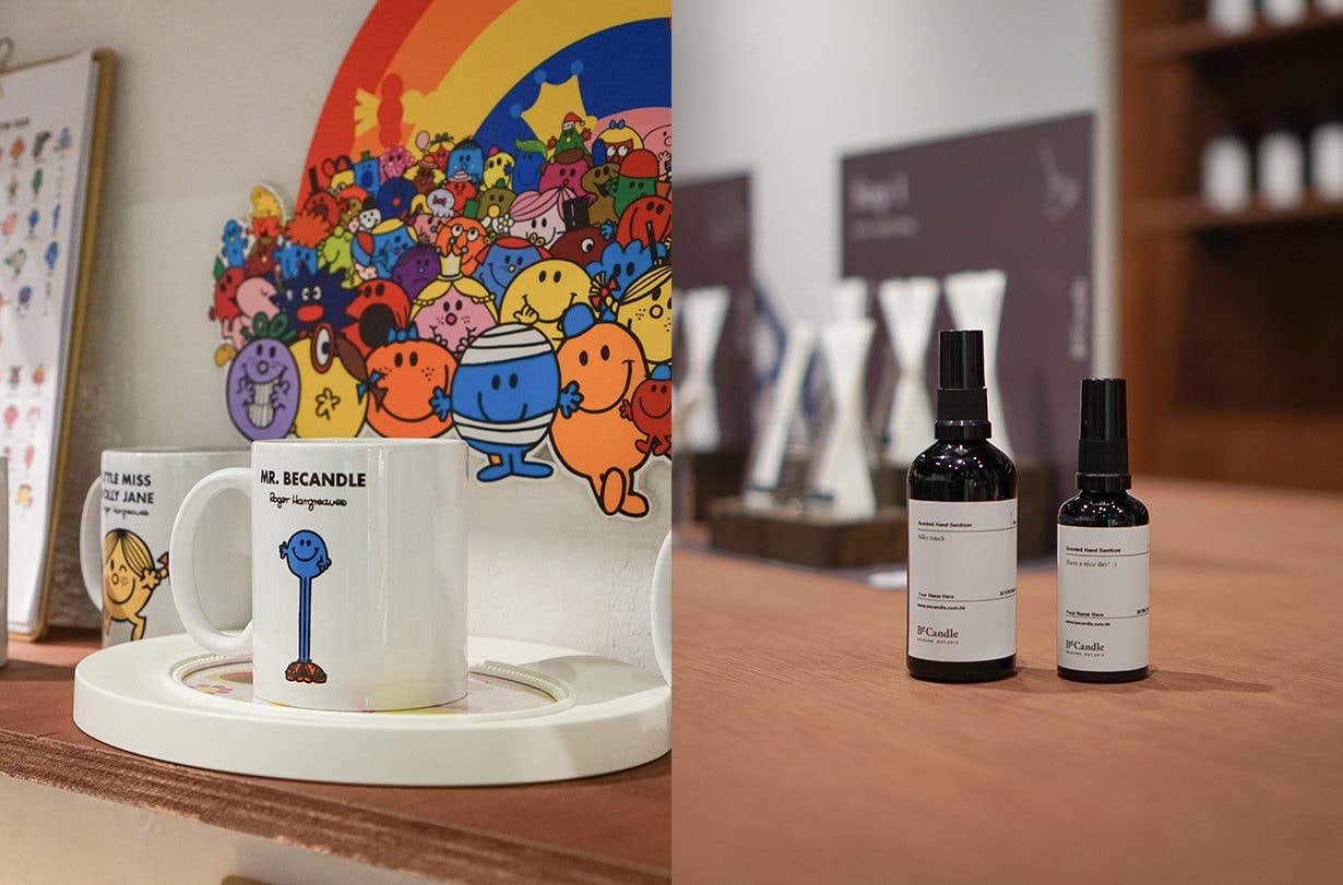 BeCandle pop up shop hong kong