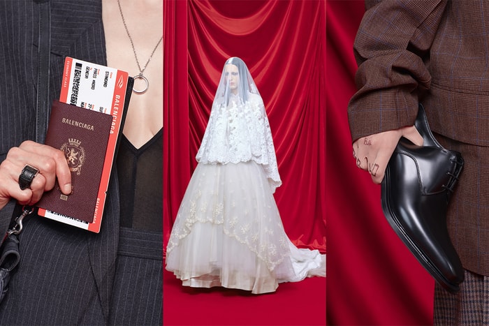 Balenciaga 大秀畫重點:媽媽、丈夫、教授都來走秀,護照與鞋子的真實功用是?