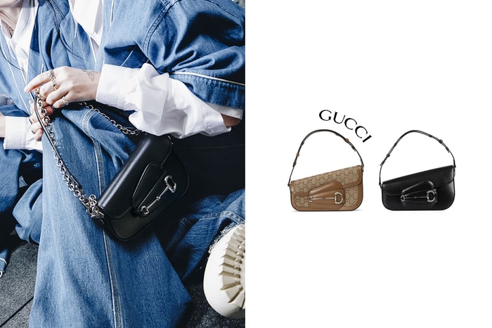不對稱美學+環保材質:Gucci 經典 Horsebit 1955 手袋迷人的「怪奇」版本!