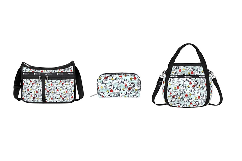 LeSportsac x PEANUTS Collaboration 2023 Snoopy Woodstock Joe Cool