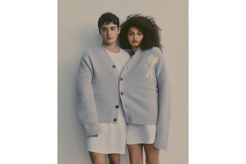 AMI de Coeur Cloudy Wool 2023 winter Campaign Noah Schnapp