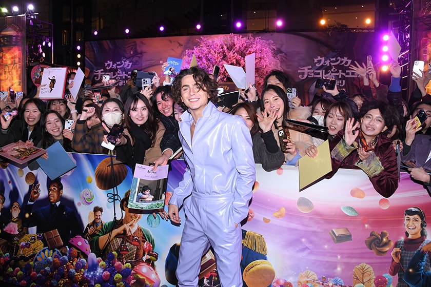 timothee chalamet Wonka japan Tokyo