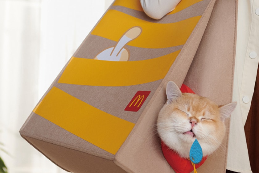 McDonalds cn new paper bag cat bed info