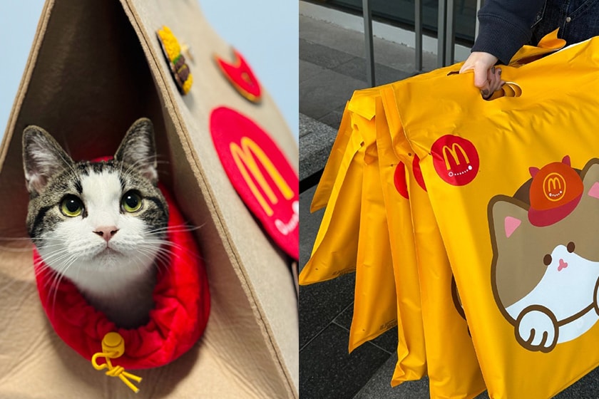 McDonalds cn new paper bag cat bed info